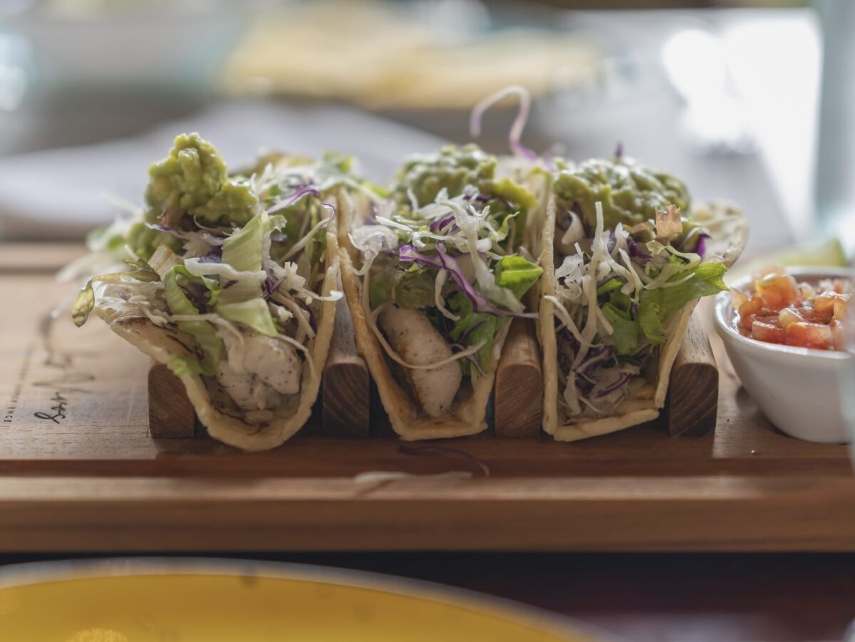 Tacos served at Los Vivos Restaurant